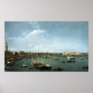 Poster Canaletto (canal Giovanni Antonio) Bacino di San