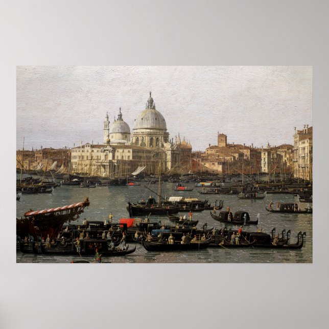 Poster Canaletto Venise, le bassin San Marco (Devant)