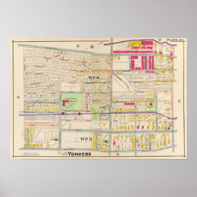 Poster Canalisations d'égout, Chemins de fer (Devant)