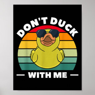 Poster Canard en caoutchouc Les hommes drôles ne canarden