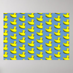Poster Canards en caoutchouc