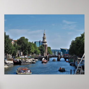Poster Canaux d'Amsterdam