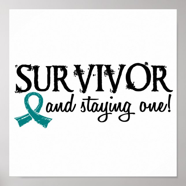 Poster Cancer de l'ovaire Survivant 18 (Devant)
