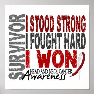 Poster Cancer du cou de la tête 4 du survivant