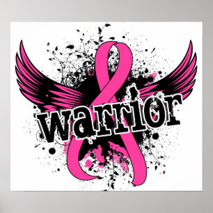 Poster Cancer du sein du guerrier 16