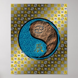 Poster Cancer et dragon terrestre