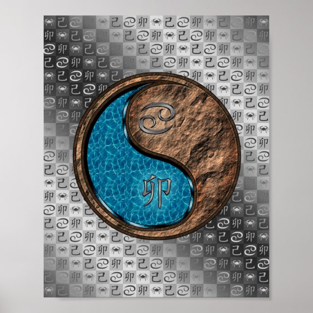 Poster Cancer et lapin terrestre (Devant)