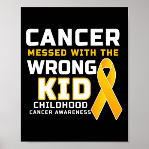Poster Cancer Mis Au Courant Avec Le Mauvais Cancer De L'