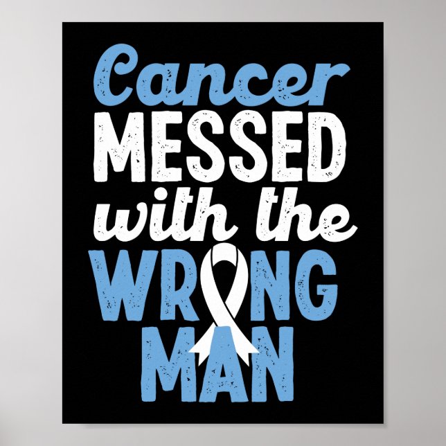 Poster Cancer Mis Au Courant Avec Le Mauvais Cancer Du Po (Devant)