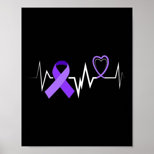 Poster Cancer panceratique Ruban Cancer panceratique (Devant)