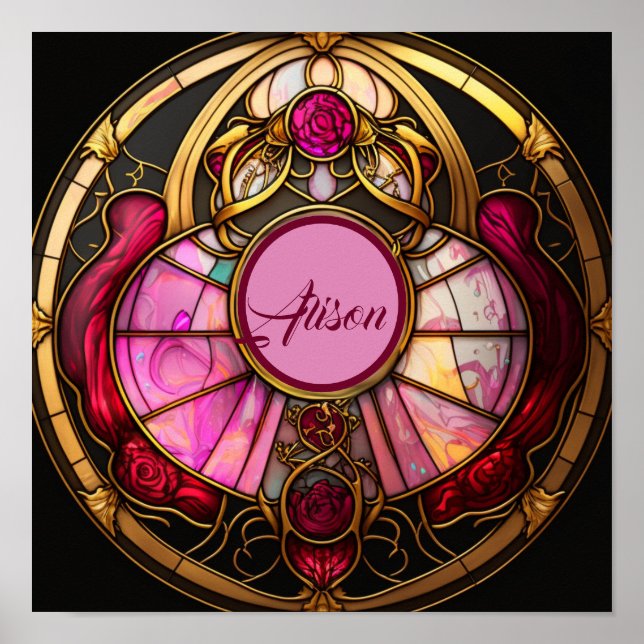 Poster Cancer Rayon rubis (Devant)