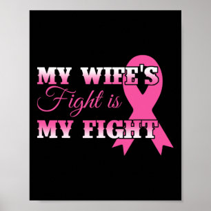Poster Cancer Survivant Soutien Cancer du sein Sensibilis