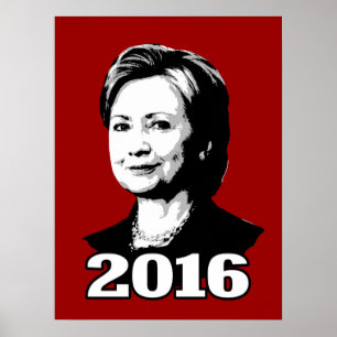 Poster Candidate 2016 de HILLARY CLINTON