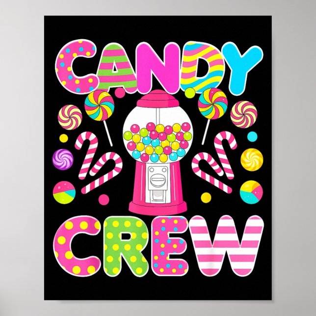 Poster Candy Crew Candy Costume Women Candy Land Kids Swe (Devant)