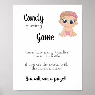 Poster Candy Gualing Game Baby Girl