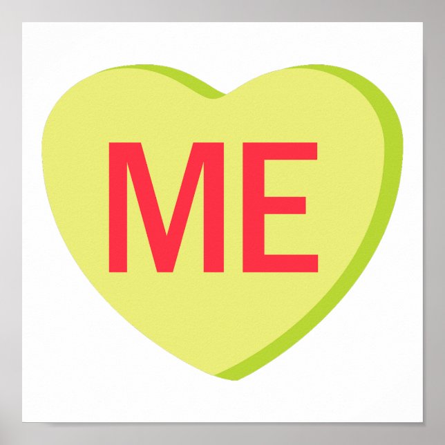 Poster Candy Heart - MOI (Devant)