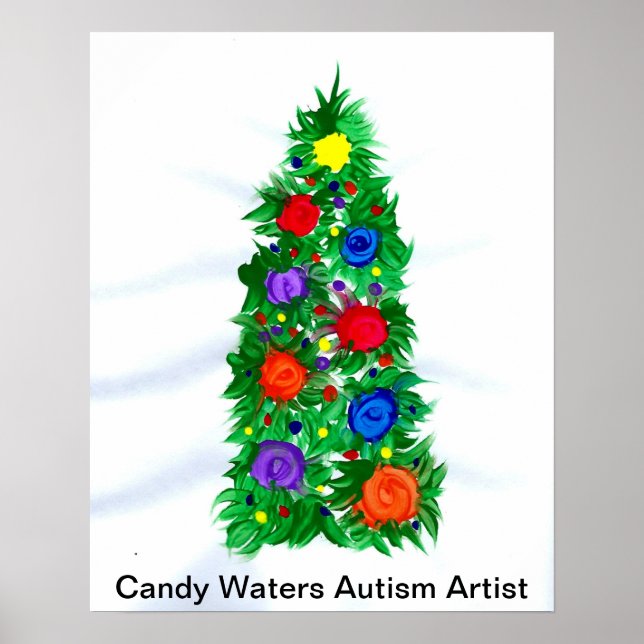 Poster Candy Waters Artiste de l'autisme (Devant)