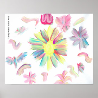 Poster Candy Waters Artiste de l'autisme