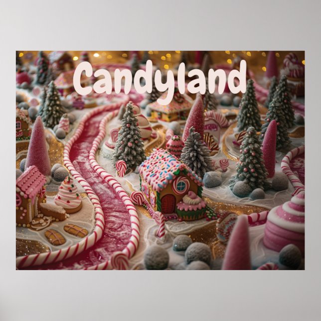 Poster Candyland (Devant)