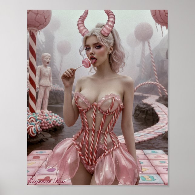 Poster Candyland, Want to Play? (Devant)