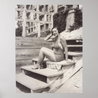 Poster Cannes dans les années 1930