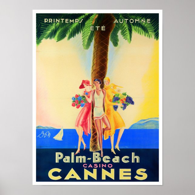 Poster Cannes France (Devant)