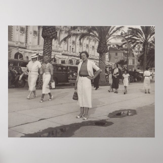 Poster Cannes, France dans les années 30 (Devant)