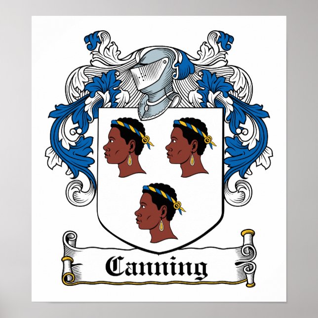 Poster Canning Family Crest (Devant)