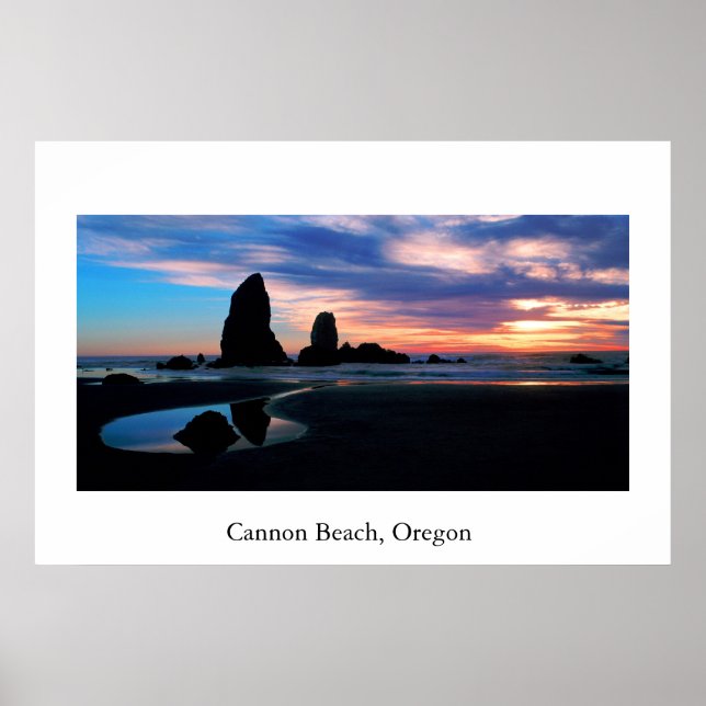 Poster Cannon Beach (Devant)