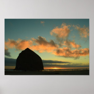 Poster Cannon Beach Haystack Rock