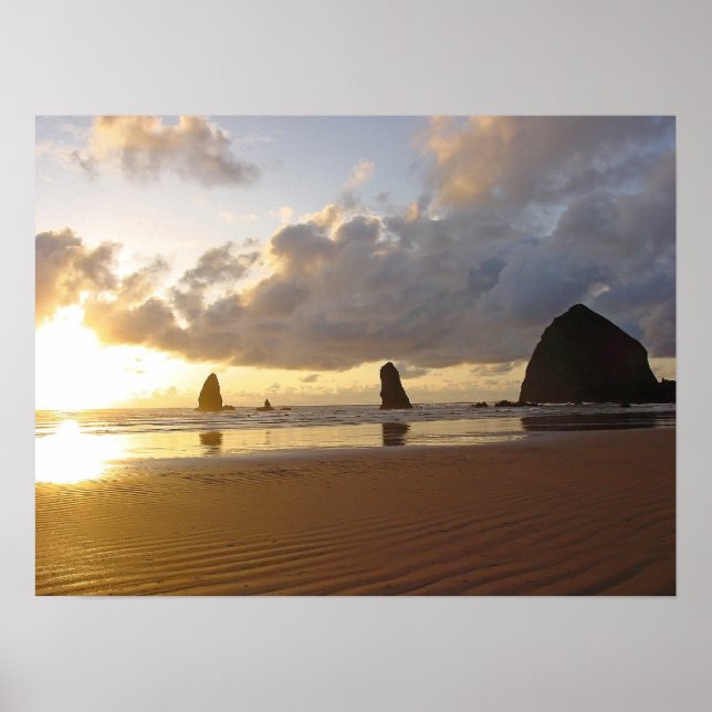 Poster Cannon Beach Oregon Prints (Devant)