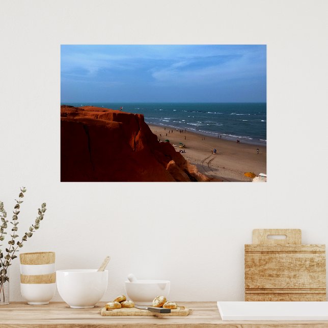 Poster Canoa Quebrada - falésia (Cuisine)