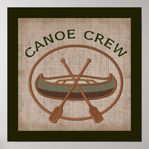 Poster Canoë-kayak Sports nautiques
