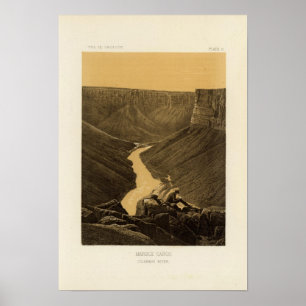 Poster Canon de marbre, le fleuve Colorado