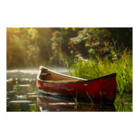 Canot dans une rivière