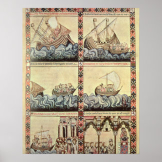 Poster Cantiga 33, page des Cantigas de Père Noël Maria