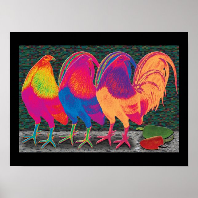 Poster Cantina Roosters (Devant)