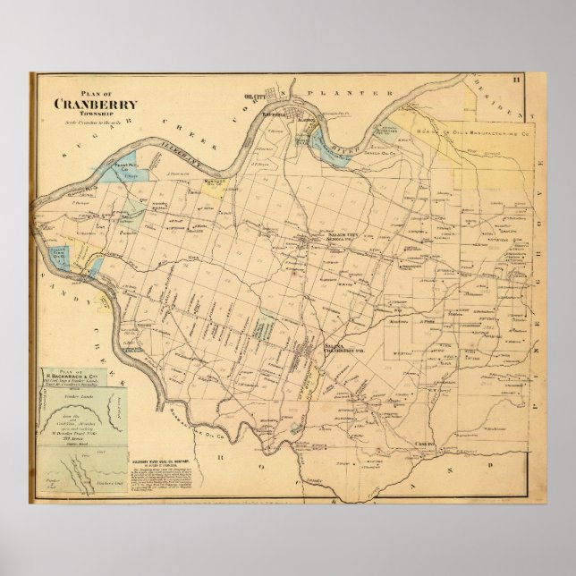 Poster Canton de Cranberry (Devant)