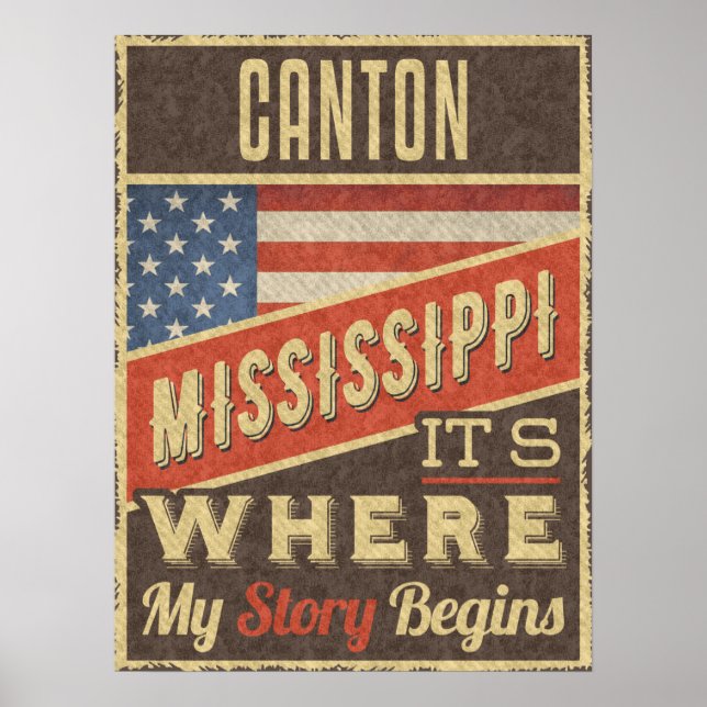 Poster Canton Mississippi (Devant)