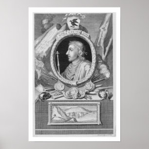 Poster Canute the Great (d.1035) King of England, Danemar