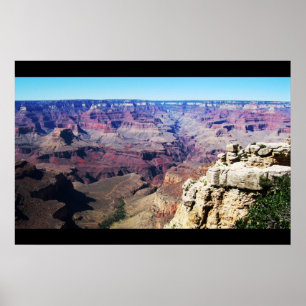 Poster Canyon grand coloré