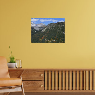 Poster Canyon panoramique du Parc national du mont Rainie