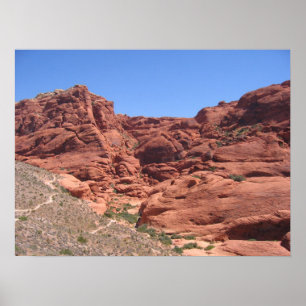 Poster Canyon rouge 0768 de roche