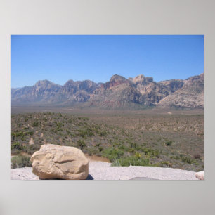 Poster Canyon rouge 2 de roche