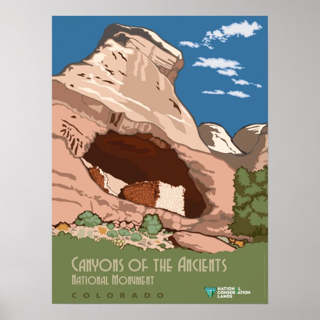 Poster Canyons des Anciens (Devant)