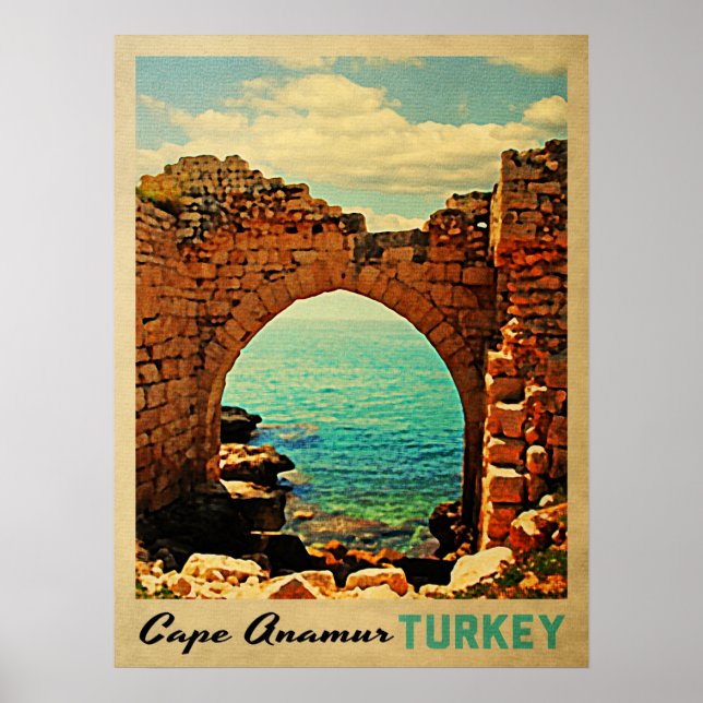 Poster Cap Anamur Turquie (Devant)