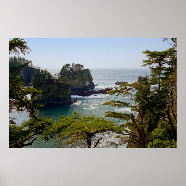 Poster Cape Flattery Inlet, Washington Imprimer (Devant)