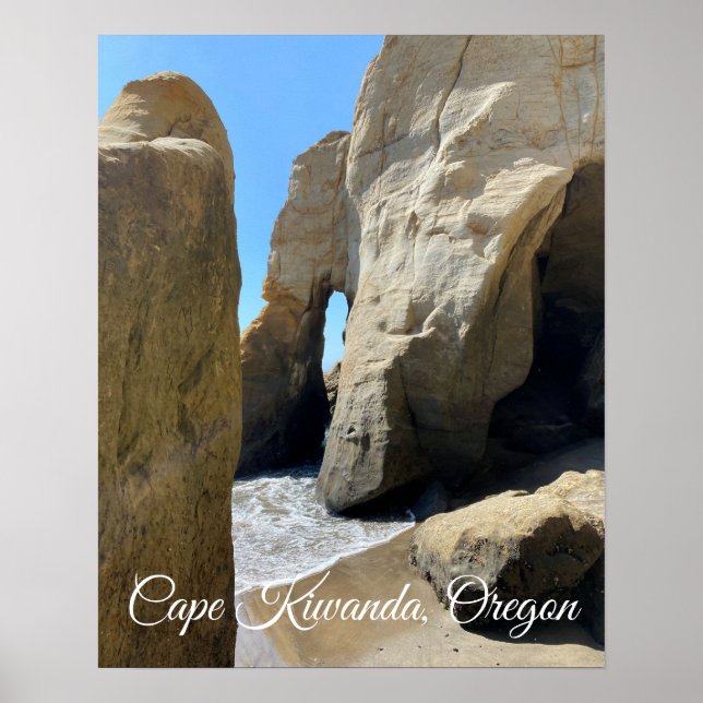 Poster Cape Kiwanda Oregon (Devant)