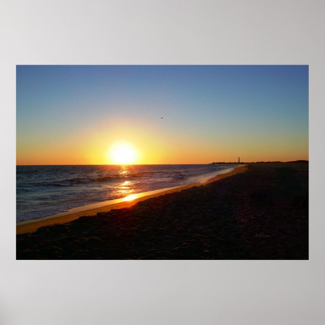 Poster Cape May New Jersey Horizon Sunset (Devant)