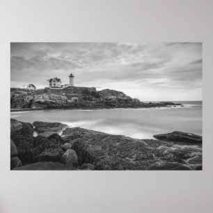 Poster Cape Neddick Nubble Lighthouse, York, États-Unis
